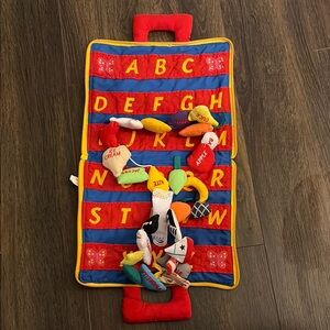 NEW My ABC bag ABC case Plush ABC Toy Set in Soft Carrying Bag